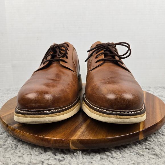 Cole Haan Mens 12M Grand Ambition Postman British Tan Leather Casual Oxford Shoe main image 11